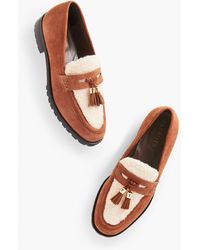 Talbots - Cassidy Sherpa Loafers - Lyst