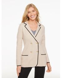 Talbots - Tipped Sweater Blazer - Lyst