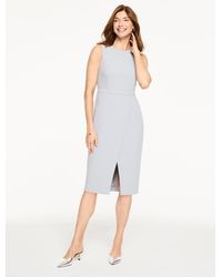 Talbots - Polished Crepe Sheath Dress - Lyst