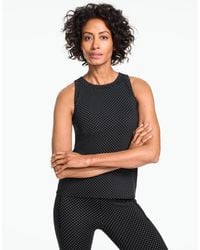 Talbots - Performance Compression Shelf Bra Sleeveless Tank Top - Lyst