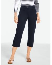 Talbots - Heritage Twill Capri Pants - Lyst