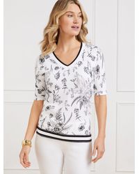 Talbots - Short Sleeve Pullover Sweater - Lyst