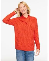 Talbots - Textured V-neck Pullover Sweater - Lyst