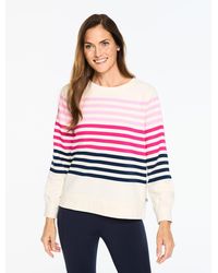 Talbots - French Terry Crewneck Sweater Pullover - Lyst