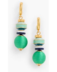 Talbots - Thread Wrap Bead Drop Earrings - Lyst