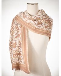 Talbots - Prancing Paisley Oblong Scarf - Lyst