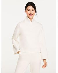 Talbots - Airknit Stretch Mesh V-neck Pullover Sweater - Lyst