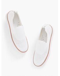 Talbots - Brittany Slip On Knit Sneakers - Lyst