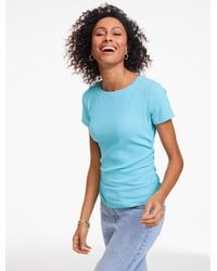 Talbots - Jacquard Knit Crewneck Top - Lyst