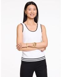 Talbots - Scoop Neck Sweater Tank Top - Lyst
