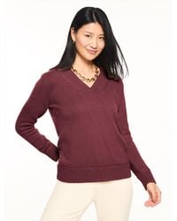Talbots - V-neck Sweater - Lyst