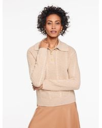 Talbots - Johnny Collar Pullover Sweater - Lyst