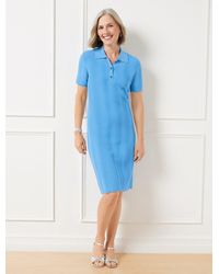 Talbots - Ribbed Shift Sweater Dress - Lyst