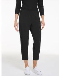 Talbots - Lightweight Woven Stretch Straight Leg Crop Pants - Lyst