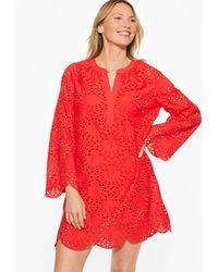 Aqua Club - Eyelet Dress Cover-up - Lyst