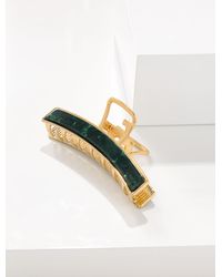 Talbots - Malachite Hair Clip - Lyst