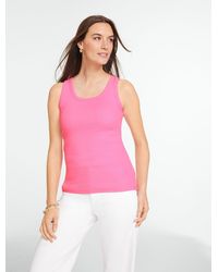 Talbots - Rib Sleeveless Tank Top - Lyst