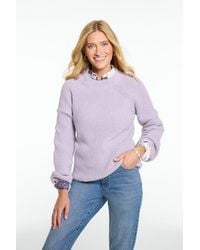 Talbots - Shaker Knit Crewneck Sweater - Lyst