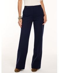 Talbots - Polished Ponte Wide Leg Pants - Lyst