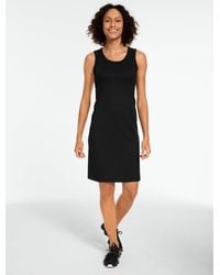 Talbots - Airknit Stretch Built-in Bra Ribbed Dress - Lyst