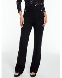 Talbots - Polished Ponte Slim Bootcut Pants - Lyst