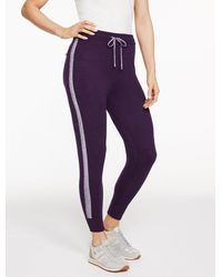 Talbots - Metallic Sweater Joggers - Lyst