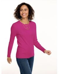 Talbots - Micro Cable Sweater - Lyst
