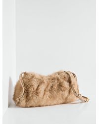 Talbots - Serena Faux Fur Clutch - Lyst