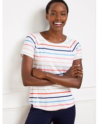 Talbots - Cool Slub Active Short Sleeve T-shirt - Lyst