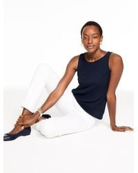 Talbots - Bateau Neck Sleeveless Tank Top - Lyst