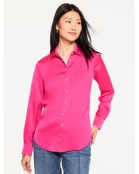 Talbots - Soft Satin Charmeuse Shirt - Lyst