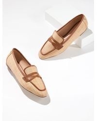 Talbots - Erin Straw Raffia Loafers - Lyst
