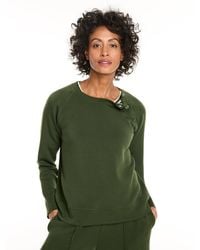 Talbots - Airknit Stretch Snap Raglan Pullover Sweater - Lyst