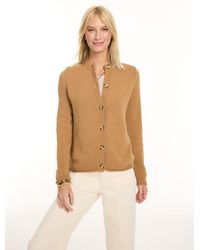Talbots - Roll Edge Cardigan Sweater - Lyst