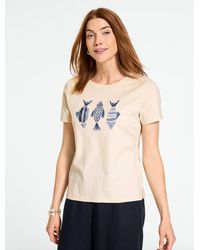 Talbots - Short Sleeve Crewneck T-shirt - Lyst
