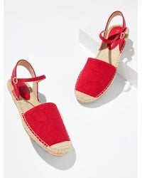 Talbots - Izzy D'orsay Shell Eyelet Espadrille Flats - Lyst