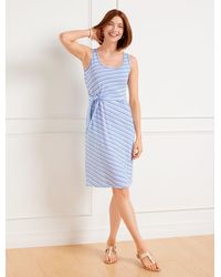 Talbots - Jacquard Knit Side Tie Dress - Lyst