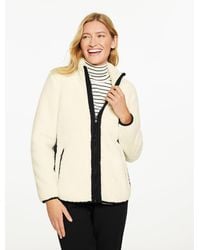 Talbots - Cozy Sherpa Jacket - Lyst