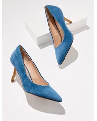 Talbots - Sasha Suede Pointed Toe Pumps - Lyst