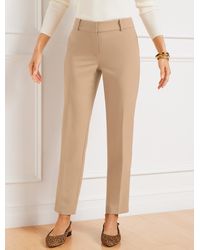 Talbots - Hampshire Lightweight Double Cloth Straight Ankle Pants - Lyst