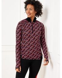 Talbots - Performance Interlock Half-zip Pullover Sweater - Lyst