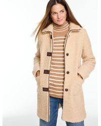 Talbots - Sherpa A-line Coat - Lyst
