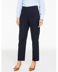 Talbots - Straight Ankle Twill Pants - Lyst