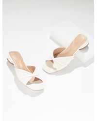 Talbots - Val Block Heel Slide - Lyst