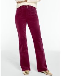 Talbots - Velveteen Patch Pocket Bootcut Pants - Lyst