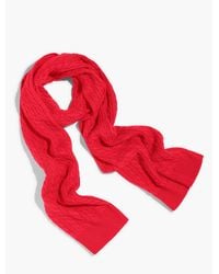 Talbots - Soft Cable Knit Scarf - Lyst