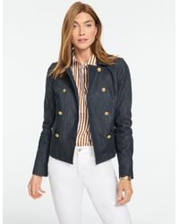 Talbots - Refined Denim Short Jacket - Lyst