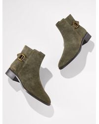 Talbots - Tish Link Suede Ankle Boots - Lyst