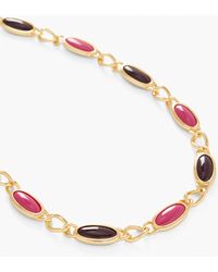 Talbots - Multi Stone Statement Necklace - Lyst