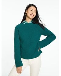 Talbots - Shaker Knit Crewneck Sweater - Lyst